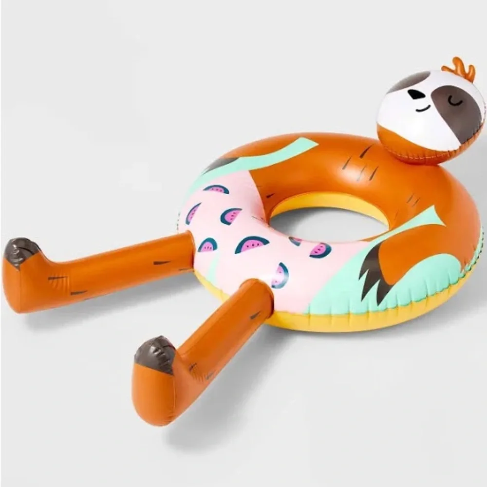 NWT Sun Squad Sloth Tube Novelty Float
